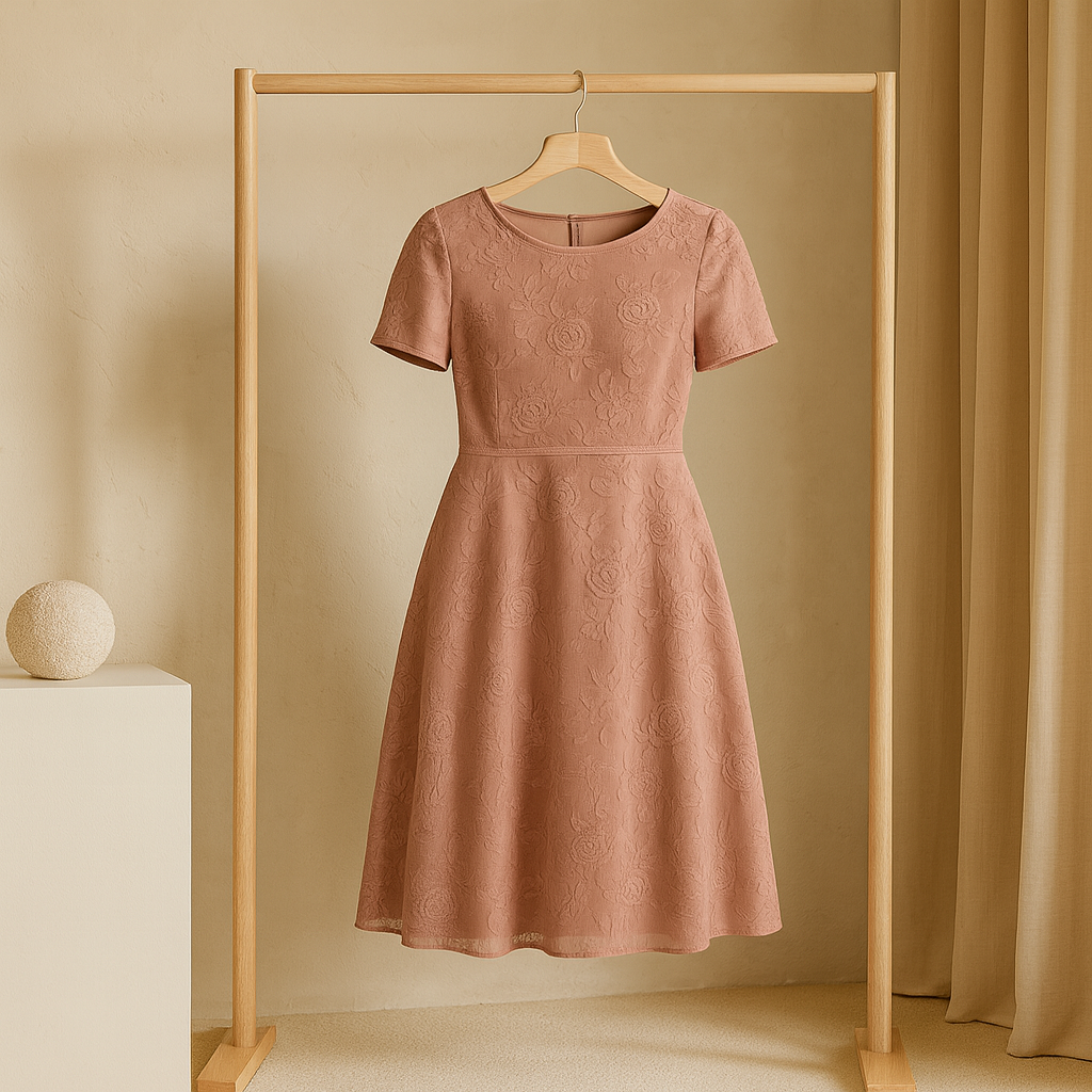 Solvina Meshkjole med Blomsterdetaljer