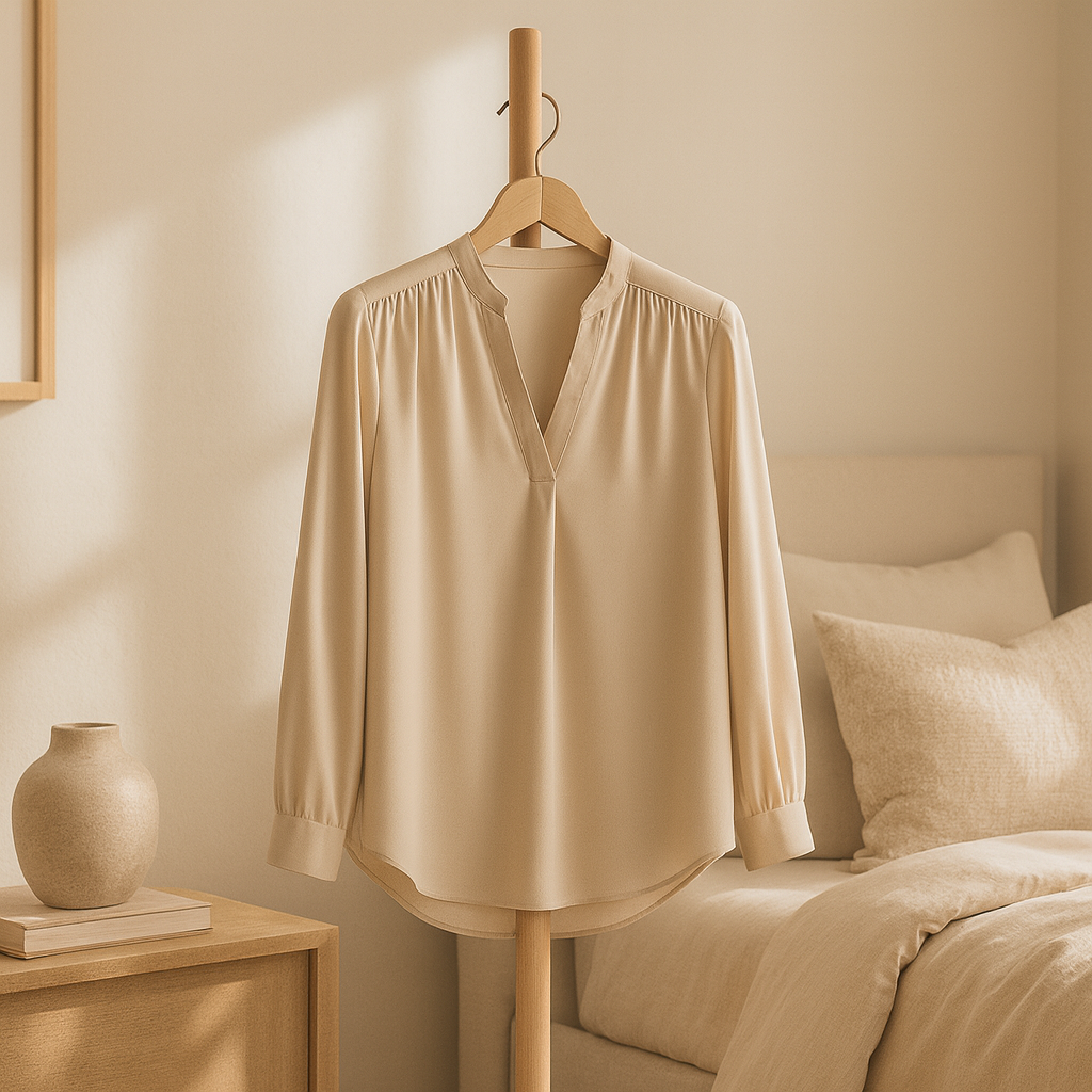 Elowen Bluse med SoftDrape Fald